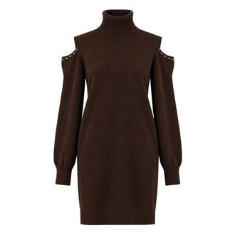 Twinset Actitude Knit Dress - - Dresses - Donna - Marrone - M