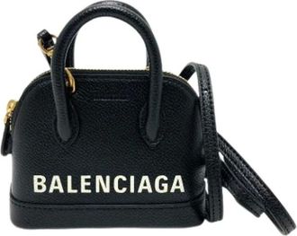 Balenciaga Pre-owned Mini Bags, female, Black, Size: ONE SIZE Pre-owned Leather balenciaga-bags