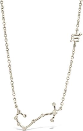 Sterling Forever Station Constellation Pendant Necklace