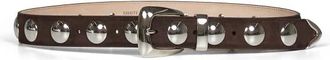 Khaite Benny Belt - Dames - Riemen - Bruin - 90 CM - Leer - Accessoires
