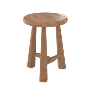 Rendez-Vous D&eacute;co Taburete de madera de elmo H42 cm