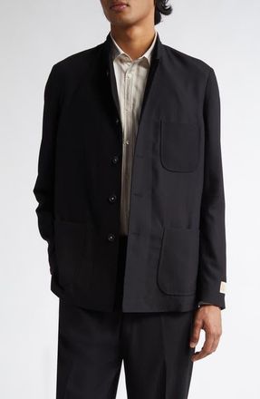 Massimo Alba Party Virgin Wool Jacket in U900 Nero at Nordstrom, Size 44 Us