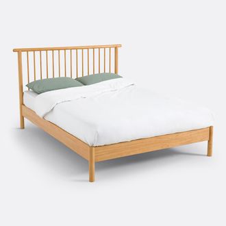 La Redoute Interieurs Bed in massief dennenhout met lattenbodem, Mora
