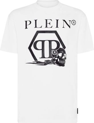 Philipp Plein T-shirt Round Neck SS Skull and Plein
