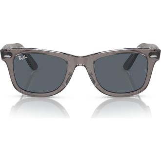 Ray-Ban 52mm Square Sunglasses in Grey/navy at Nordstrom