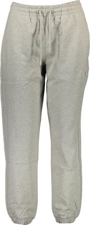 Calvin Klein Sportieve Grijze Damesbroek met Elastiek - Dames - Sweatpants - Grijs - L - Katoen - Broeken