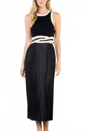 THML Clothing Emmanuel Dress In Cream & Black