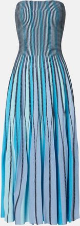 SIMKHAI Soleil striped midi dress