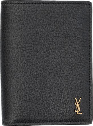 Saint Laurent Tiny Cassandre Credit Card Wallet