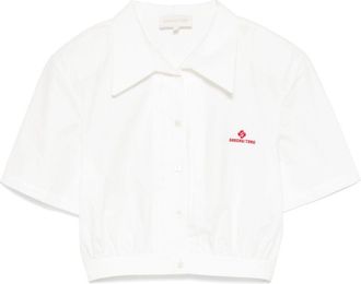 Shushu/Tong Cotton Cropped Shirt - Womens - Cotton