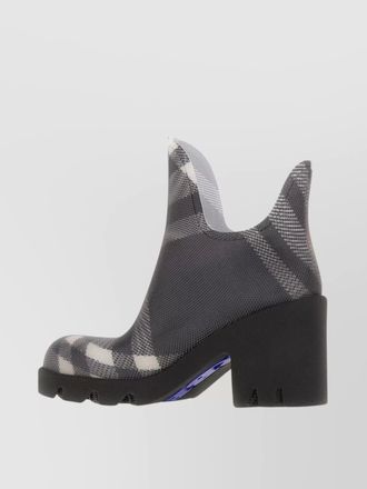 Burberry rubber printed ankle boots