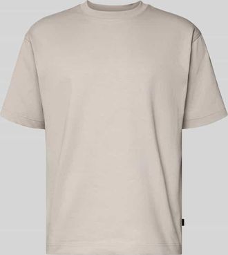 Boss Orange by Hugo Boss BOSS Orange Regular Fit T-Shirt aus Baumwoll-Mix Modell TEETIM in Sand, Gr&ouml;&szlig;e XXL