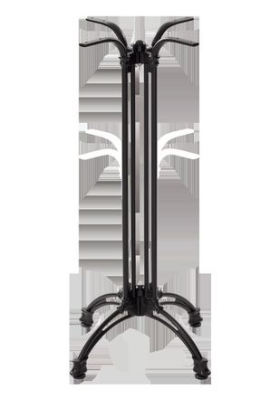 Netfurniture Black Continental Table Base - 4 leg - Poseur - 1090 mm