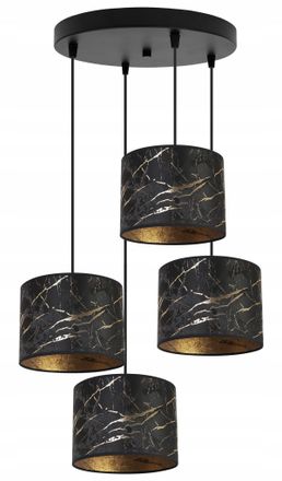 OEM L&aacute;mpara Colgante, L&aacute;mpara De Techo, Pantalla, Patr&oacute;n Dorado