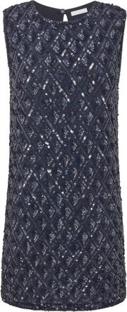 P.A.R.O.S.H. 012 Blu Abito Jurk - Dames - Korte kleedjes - Blauw - M - Kleedjes