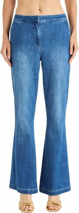 Drew Cai Flared Jean In Indigo