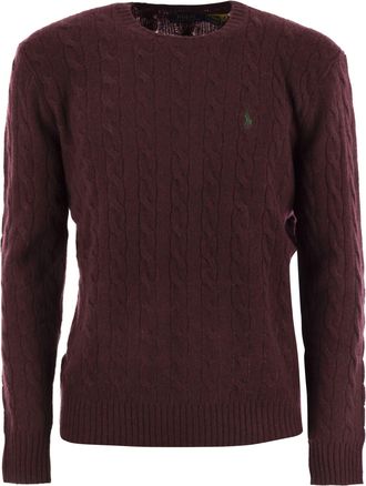 Polo Ralph Lauren Wool And Cashmere Cable-knit Sweater