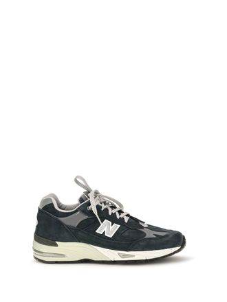 New Balance Suede and Nylon Sneakers - Navy