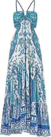 Camilla Isnik Lullaby maxi-jurk - Blauw