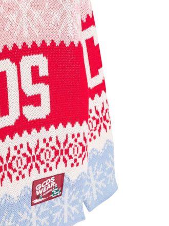 GCDS Girocoll Sweater - Red