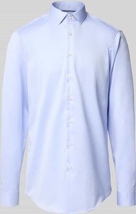 Christian Berg Regular Fit Businesshemd mit Kentkragen und extra langem Arm in Bleu, Größe 41/42