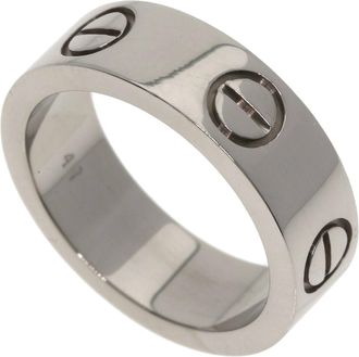 Cartier Love White Gold (18K) Band Ring (Pre-Owned)