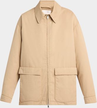 The Row Aurelius Cotton-Cashmere Zip Jacket