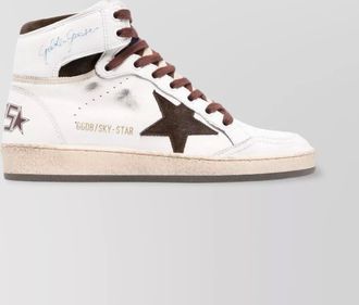 Golden Goose nappa upper and nylon tongue suede star