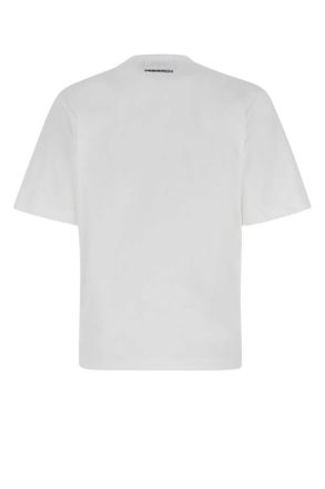 Dsquared2 Womens White Cotton T-Shirt 100 Exterior Exterior: T-shirts And Polos