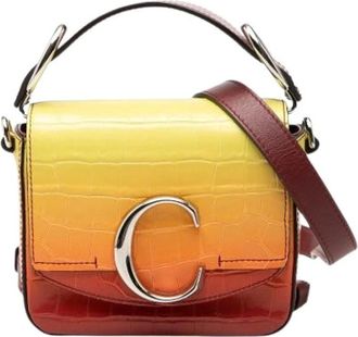 Chlo&eacute; Borsa Pre-owned Mini C Crossbody - - Pre-owned - Donna - Giallo - ONE SIZE