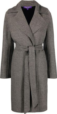 Ralph Lauren Collection Cameo belted coat - women - Wool/Polyester - 10 - Black