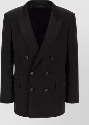 Tom Ford polka dot blazer double breasted buttons