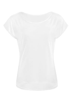 Winshape T-Shirt WINSHAPE BAMT002, Damen, Gr. XXL, weiss (wei&szlig;), 95% Viskose, 5% Elasthan, Rundhals, Shirts T-Shirt, Seidig weiches Bambusgewebe