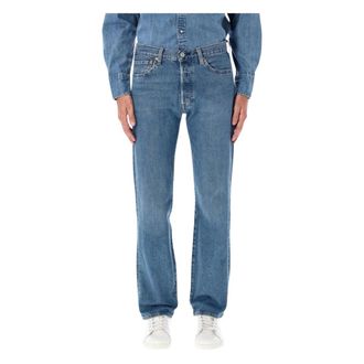 Levi's Jeans, Heren, Blauw, W36 L32, Katoen, 501 Original Fit Jeans