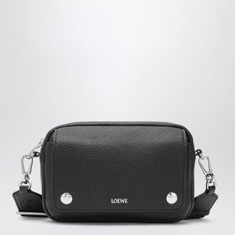 Loewe Black grained leather crossbody bag