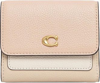 Coach logo-plaque wallet - women - Leather - One Size - B4/U3