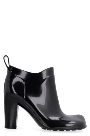 Bottega Veneta Black Solid Square Toe Boots