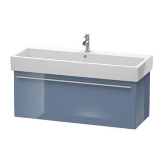 Duravit Duravit X-large M&oacute;dulo Mural 6047, 1 Caj&oacute;n, 1150mm, Para Vero, Color (frente/cuerpo): Laca De Alto Brillo Stone Blue - Xl604704747