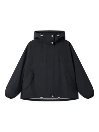 Mackintosh Skye drawstring hooded jacket - women - Recycled Nylon - 10 - Black