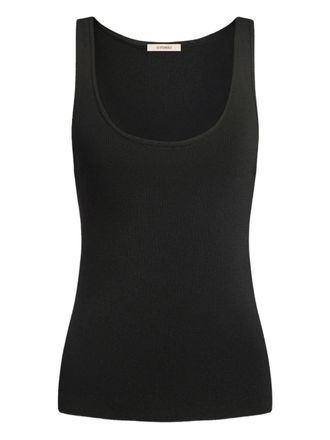 12 Storeez scoop-neck tank top - Black