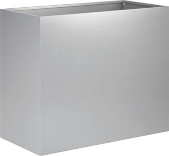 vidaXL Macetero De Jard&iacute;n Plateado 60 X 30 X 40 Cm Acero Galvanizado Vidaxl