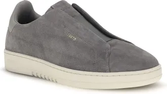 Axel Arigato Mens Sneakers Dice Lacess Dark Grey-White Upper Calf Leather Bos Taurus Trainers Grey/white