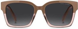 Marc Jacobs 53mm Gradient Square Sunglasses in Beige at Nordstrom Rack