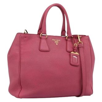 Prada Pre-owned Vintage Hand Bag - Dames - Pre-owned - Roze - Maat: ONE Size Zijde
