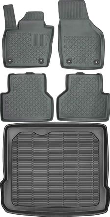 OEM Juego De Alfombrillas Para Coche Y Maletero Para Audi Q3 Crossover (2011-2018)