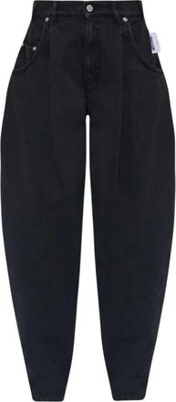 Moschino Dames, Broeken, Zwart, Maat: M