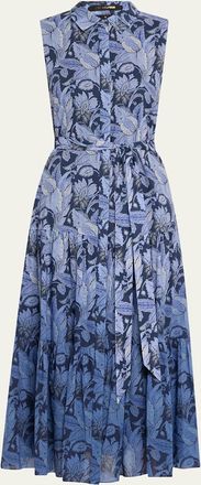 Kobi Halperin Blayn Tiered Ombre Floral-Print Maxi Dress