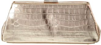 Jason Wu Croc-Embossed Leather Clutch