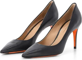 Santoni Pumps - Dames - Pumps - Zwart - 37 EU - Leer - Schoenen