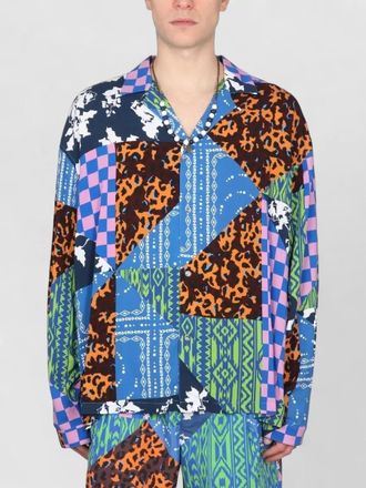 Marcelo Burlon viscose bowling shirt